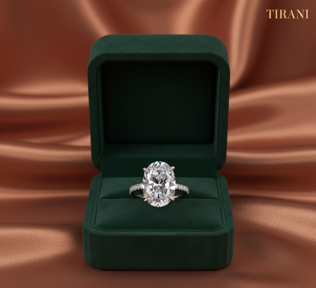 Georgina Royale Oval Cut Moissanite Ring