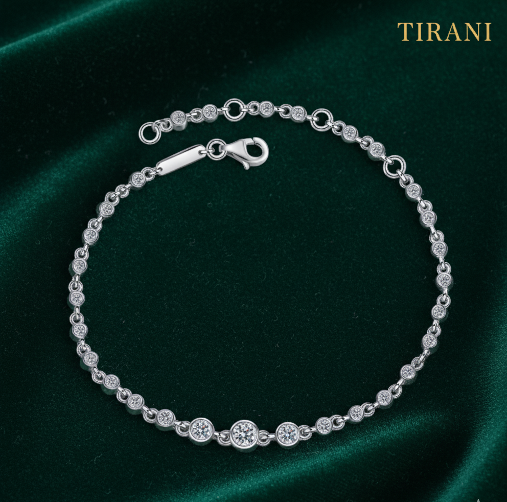 Twinkle Tennis Moissanite Bracelet