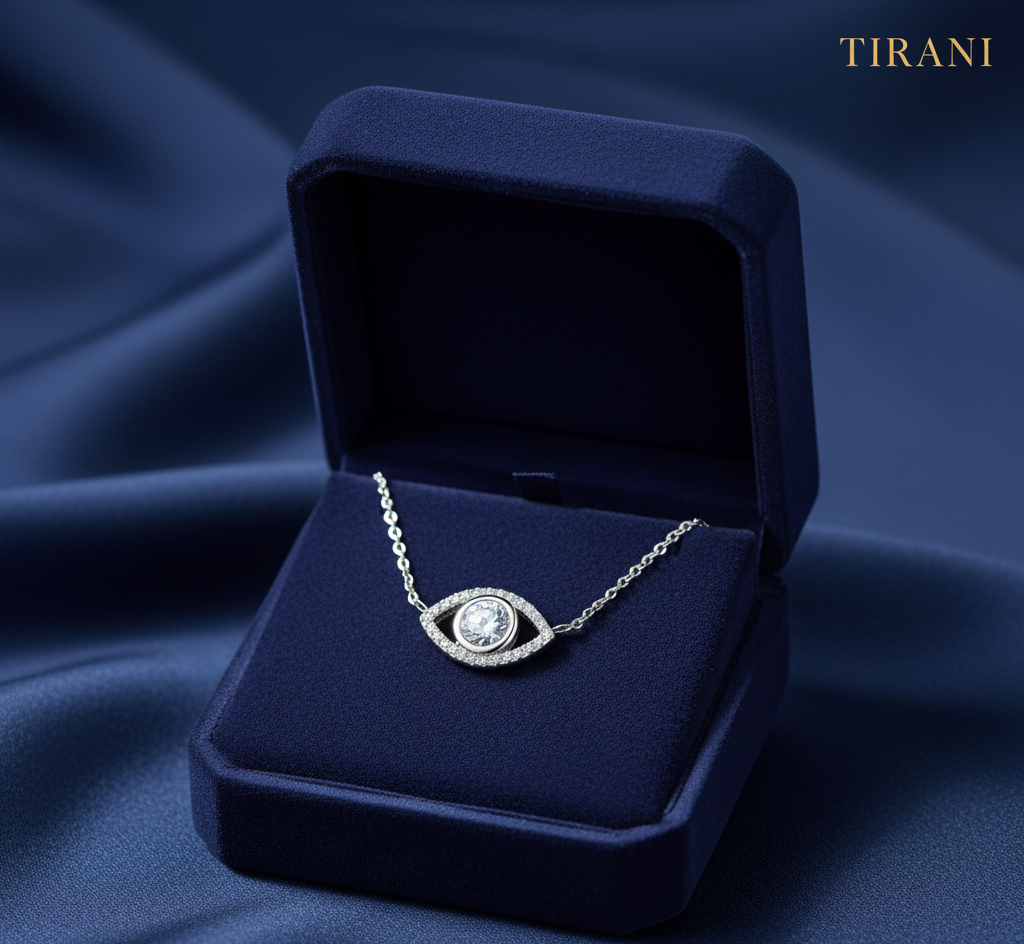 Nazar Moissanite Necklace