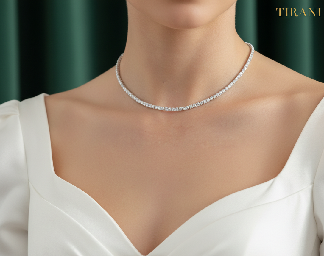 Rani Moissanite Choker Necklace