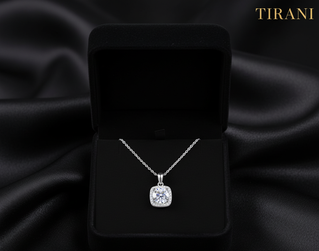 Valoura Moissanite Cubic Pendant Necklace