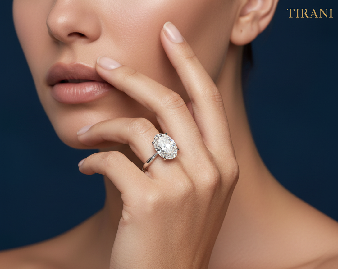 Hailey OvalGlow Moissanite Ring