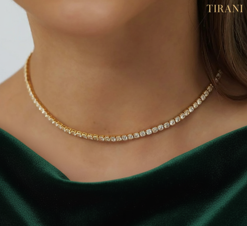 Rani Moissanite Choker Necklace
