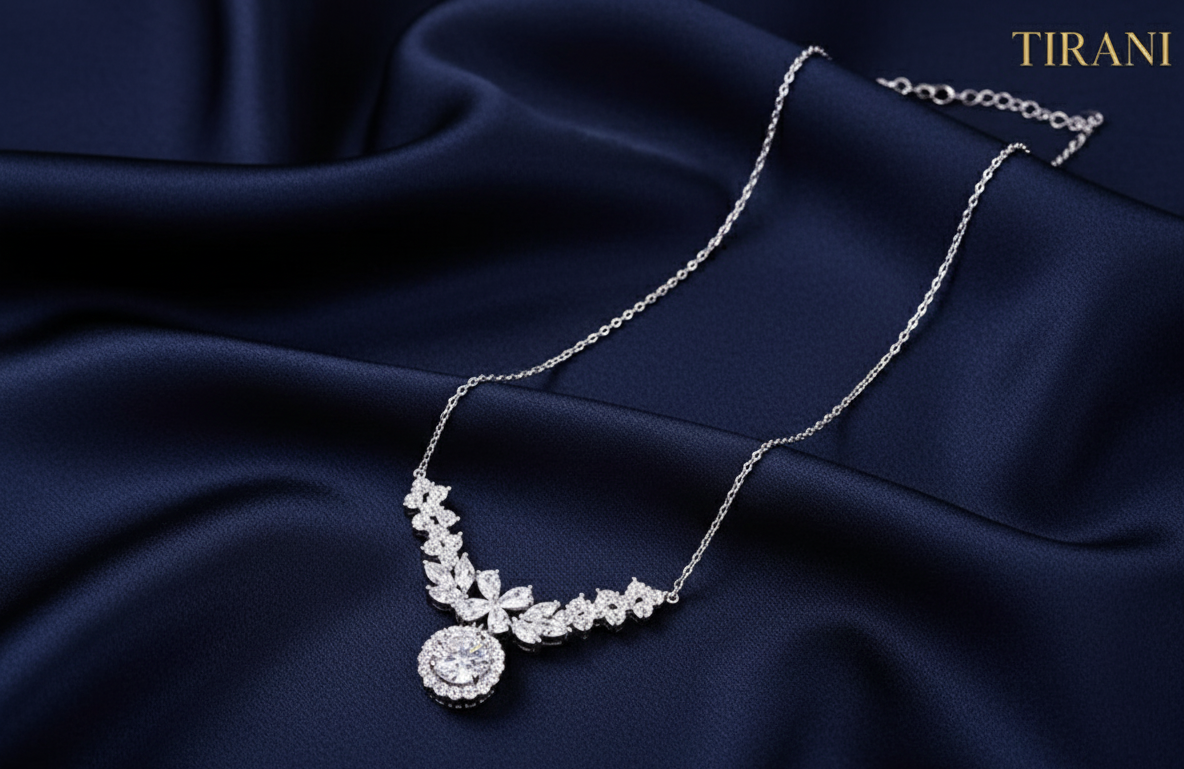 VVS Solmere Moissanite Necklace