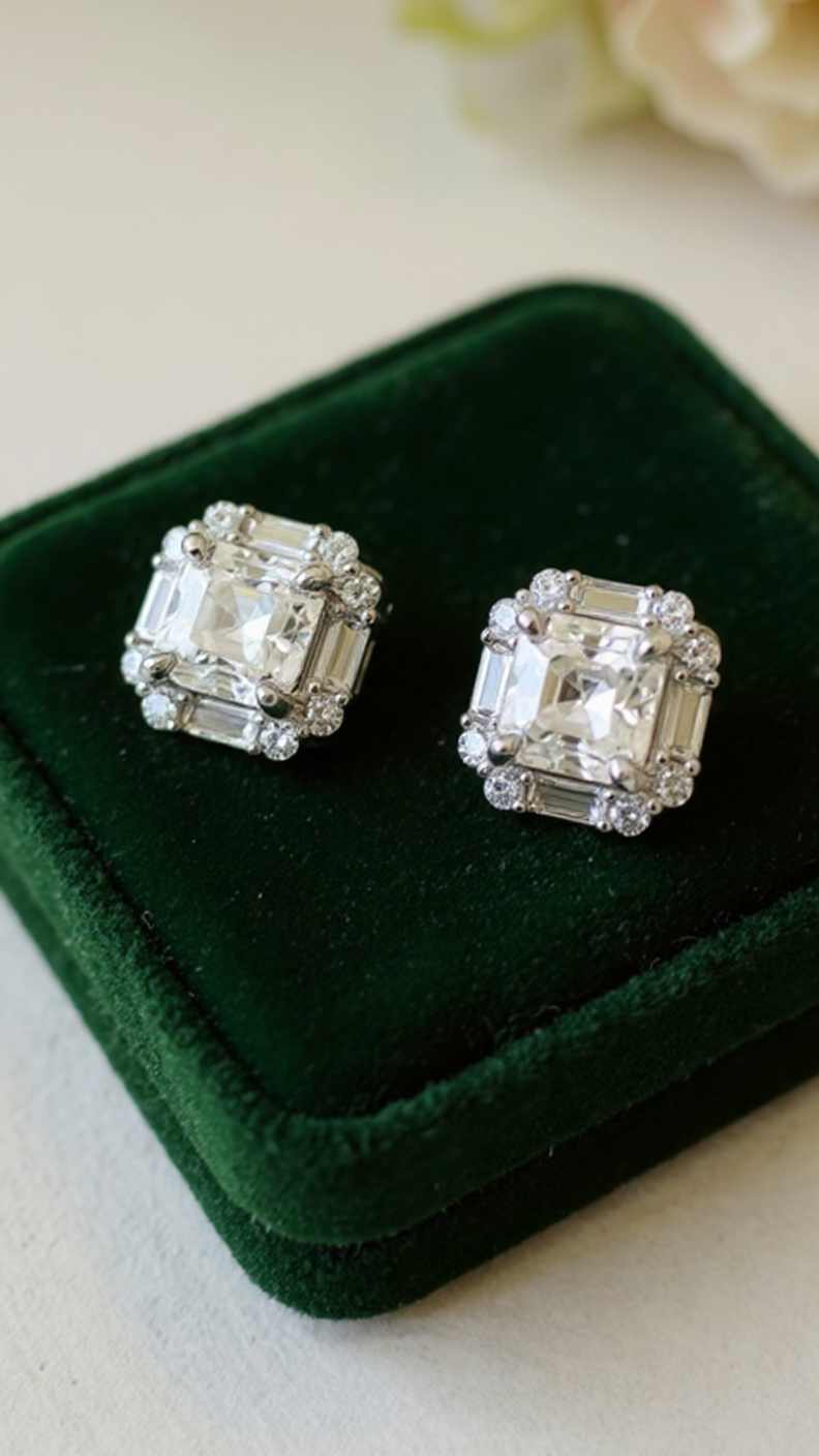 LUMÉA Moissanite Stud Earrings
