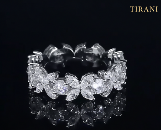 Celeste Papillon Moissanite Ring