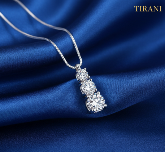 Frostveil Moissanite Necklace