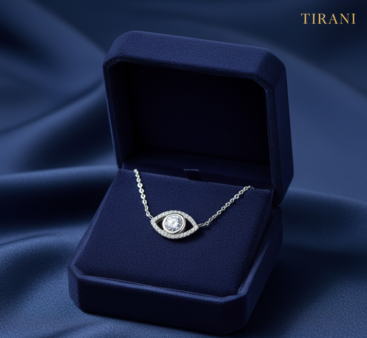 Nazar Moissanite Necklace