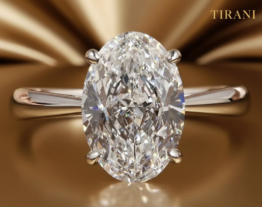Hailey OvalGlow Moissanite Ring