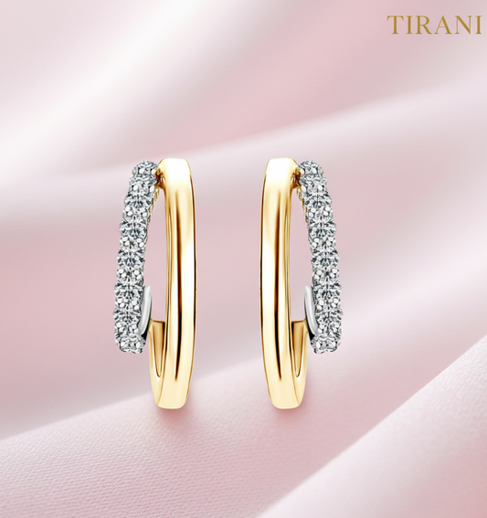 Clara Halo Moissanite Earrings