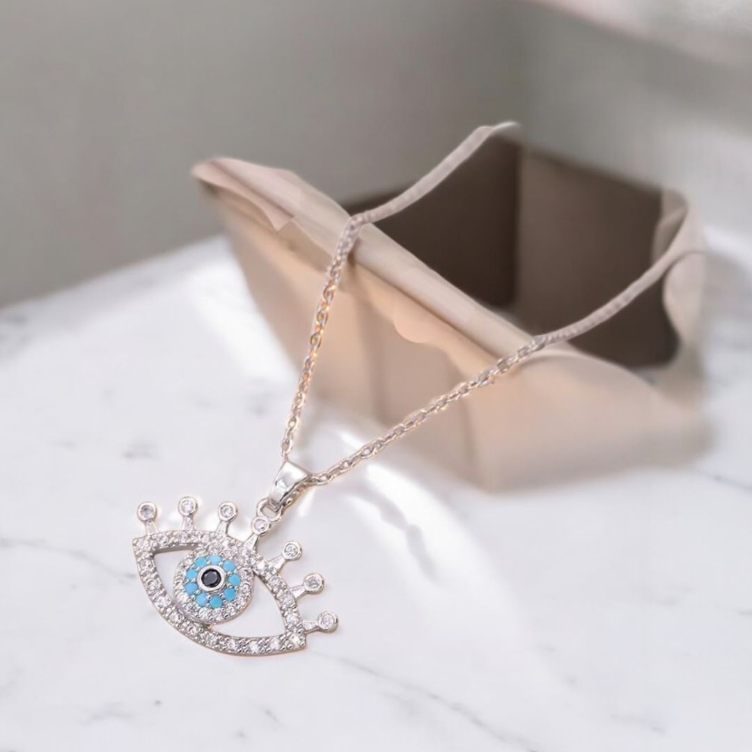 Evil Eye Ziri Pendant Necklace - Summer Favourite