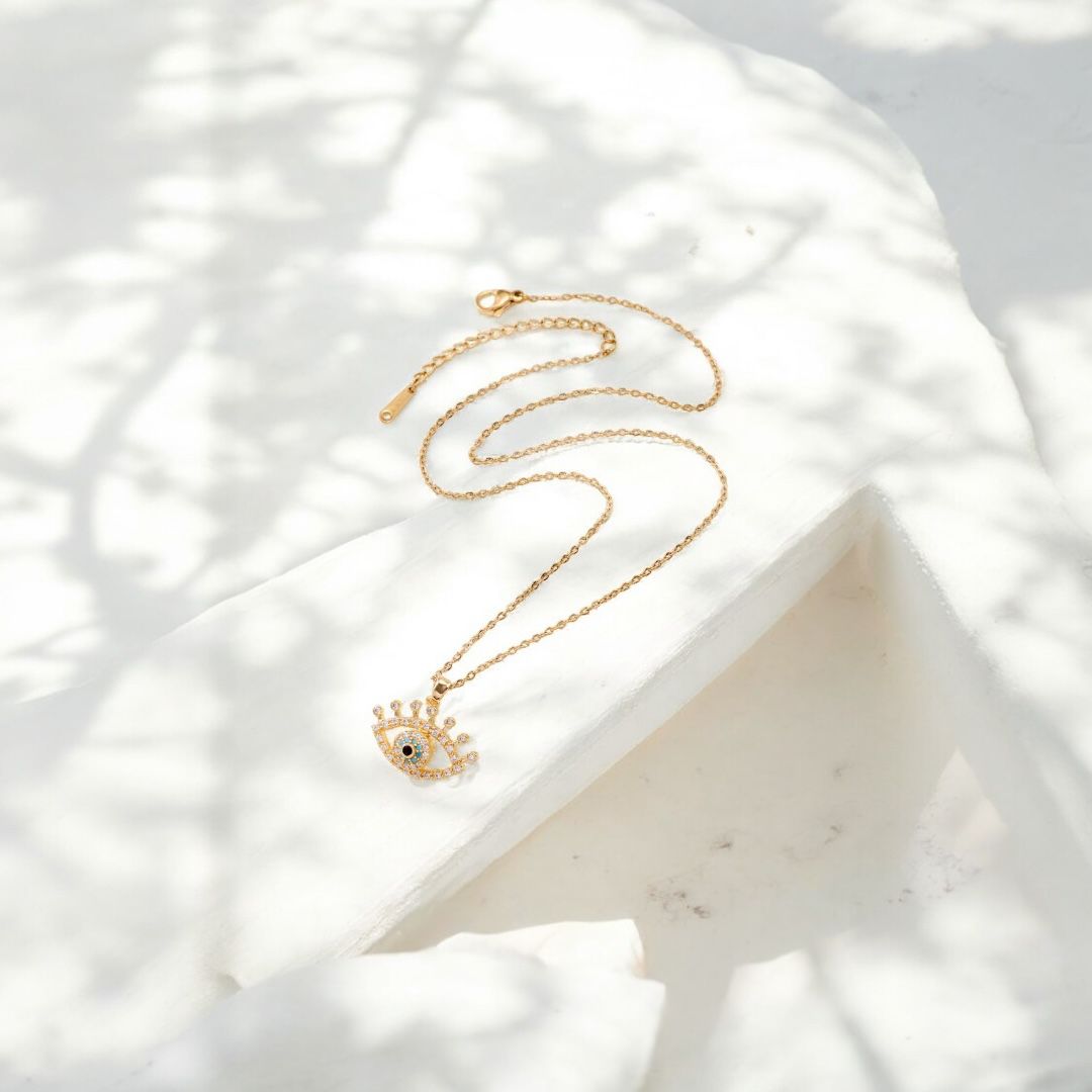 Evil Eye Ziri Pendant Necklace - Summer Favourite